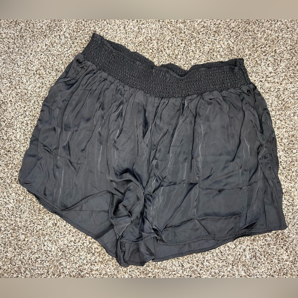 Aerie Satin Shorts Dark Gray XL​ - Picture 4 of 5